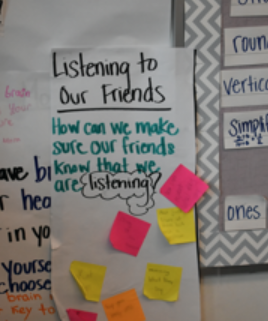 Listening to our friends 5th grade