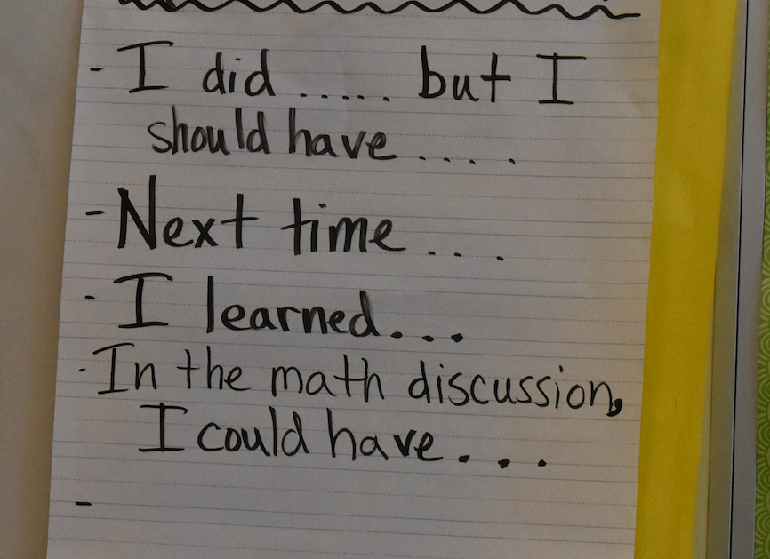 Reflection starters grade 2